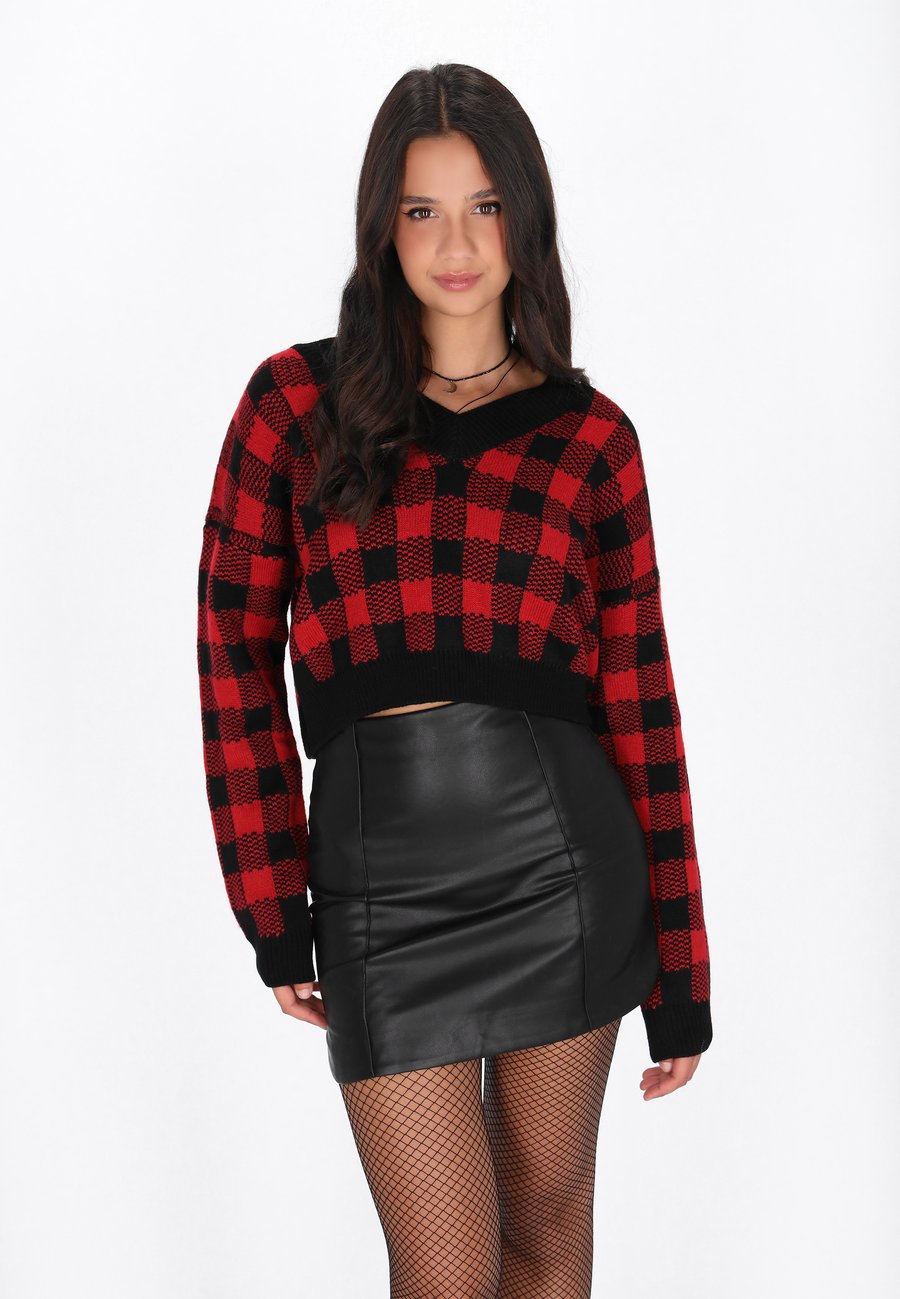 Джемпер myMo ROCKS Jumper, Black Dark Red/Light Red
Джемпер myMo ROCKS Jumper, Black Dark Red/Light Red