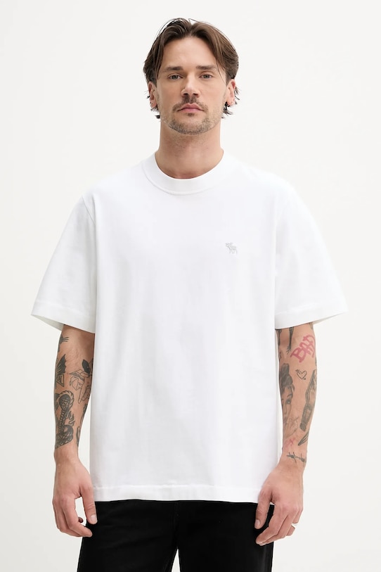 Хлопковая футболка Abercrombie & Fitch, белый
Хлопковая футболка Abercrombie & Fitch, белый