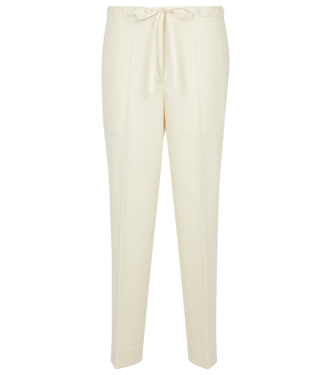 Брюки из смесовой шерсти на завязках Jil Sander, Natural 
Брюки из смесовой шерсти на завязках Jil Sander, Natural