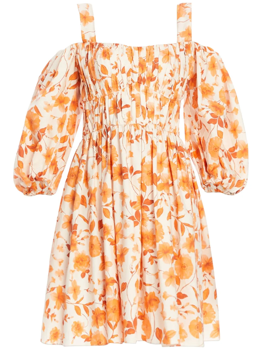 Платье с цветочным принтом и складками VASILIKI, оранжевый
Платье с цветочным принтом и складками VASILIKI, оранжевый