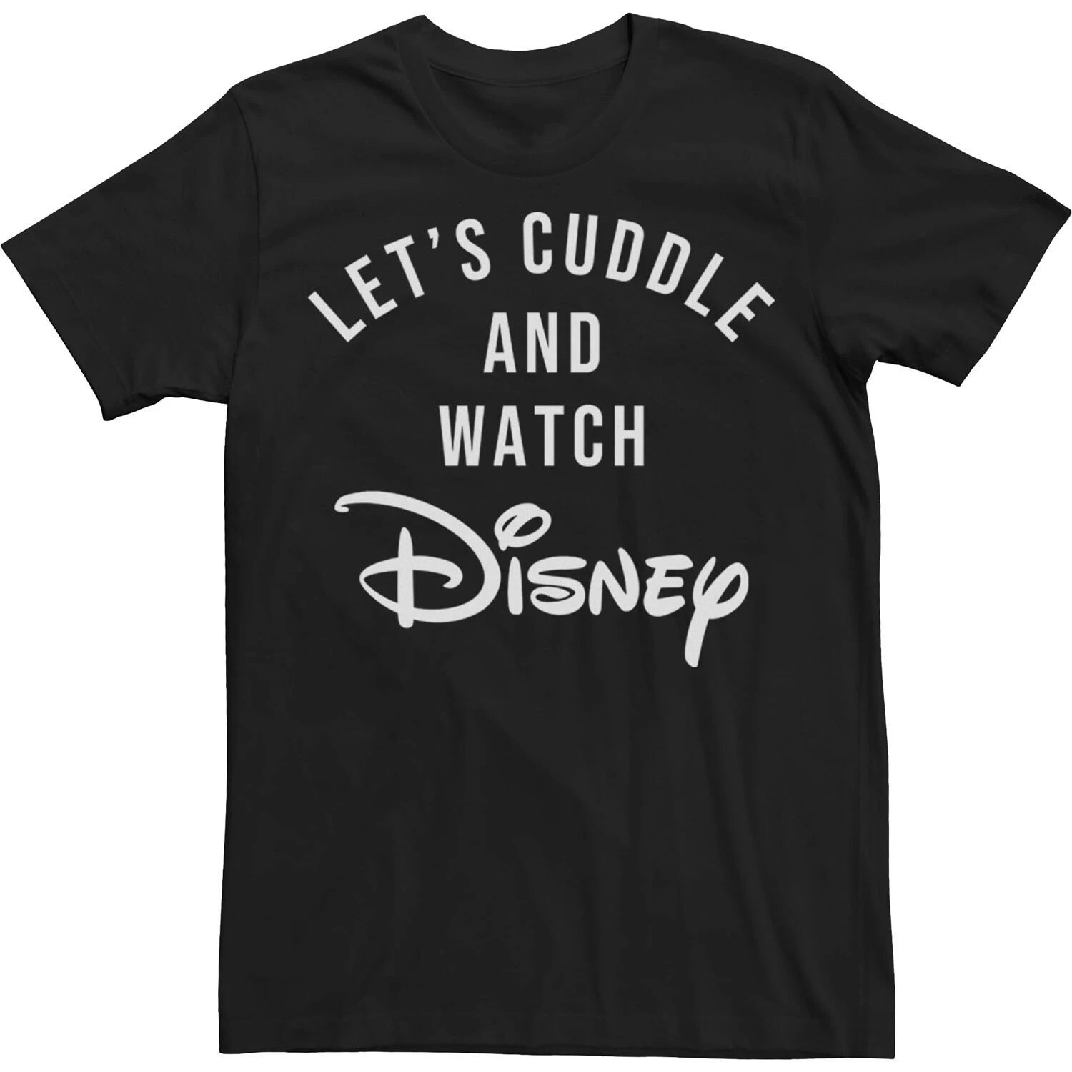 Мужская футболка с логотипом Disney Let's Cuddle Licensed Character, черный
Мужская футболка с логотипом Disney Let's Cuddle Licensed Character, черный