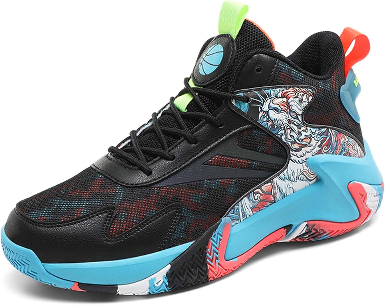 Мужские баскетбольные кроссовки с высоким верхом, модные, удобные, для повседневной носки и прогулок, противоскользящие, для тренировок и бега, дышащие, для фитнеса и тенниса Dzbajrqm, черный
Мужские баскетбольные кроссовки с высоким верхом, модные, удобные, для повседневной носки и прогулок, противоскользящие, для тренировок и бега, дышащие, для фитнеса и тенниса Dzbajrqm, черный