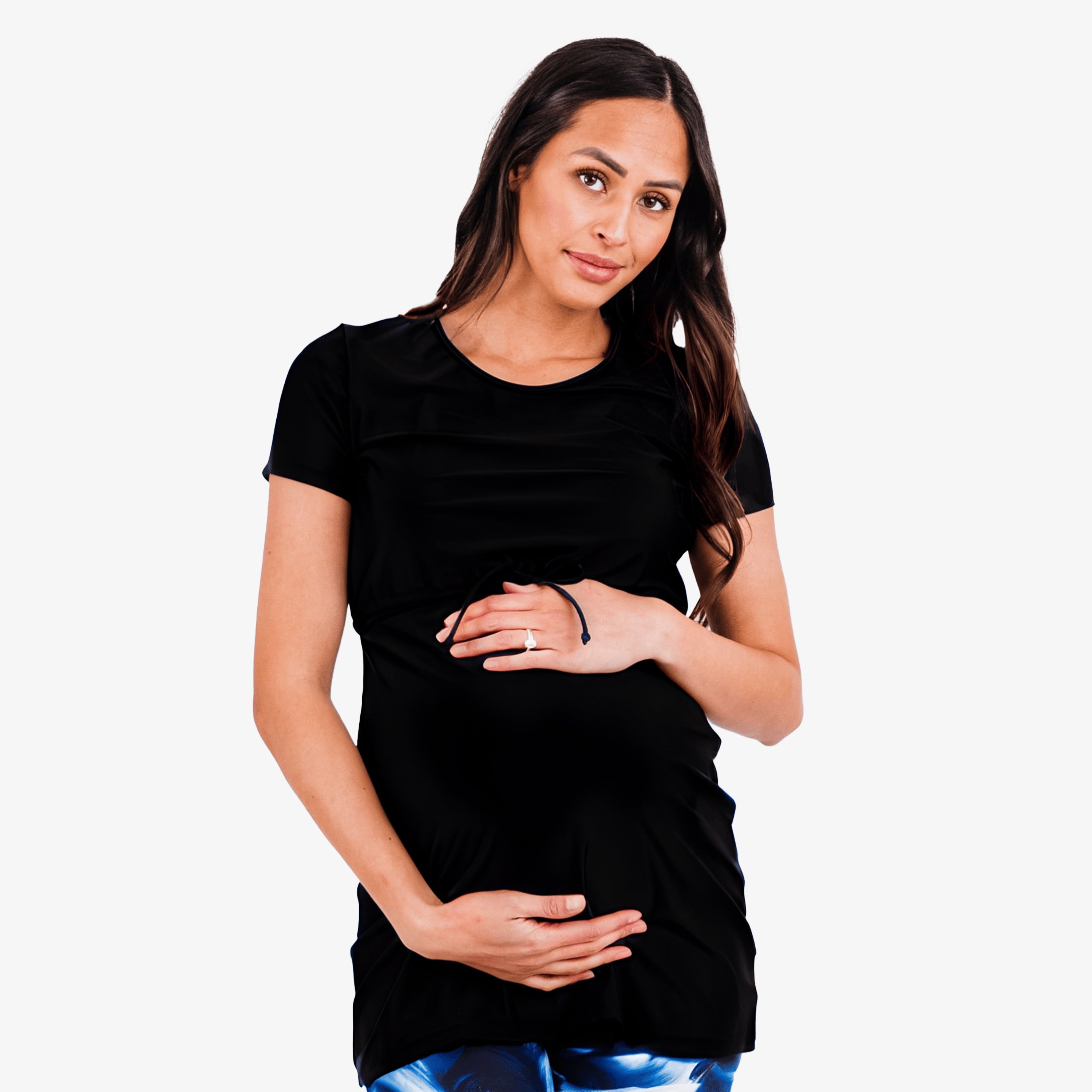 Женская туника для плавания с коротким рукавом Nikki для кормления и материнства Calypsa, черный
Женская туника для плавания с коротким рукавом Nikki для кормления и материнства Calypsa, черный