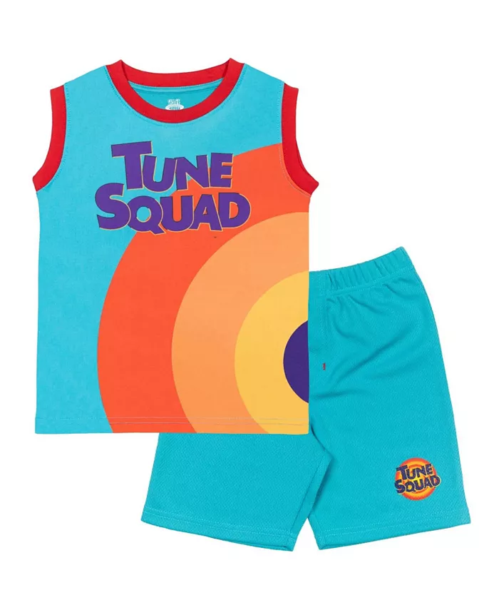 Мальчиковая майка для занятий спортом Looney Tunes и шорты из сетки Space Jam, синий
Мальчиковая майка для занятий спортом Looney Tunes и шорты из сетки Space Jam, синий