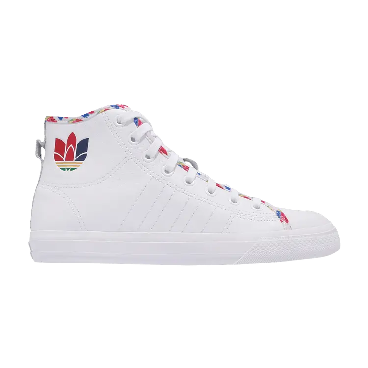 Кроссовки adidas Nizza High 'Cloud White Multi', белый
Кроссовки adidas Nizza High 'Cloud White Multi', белый
