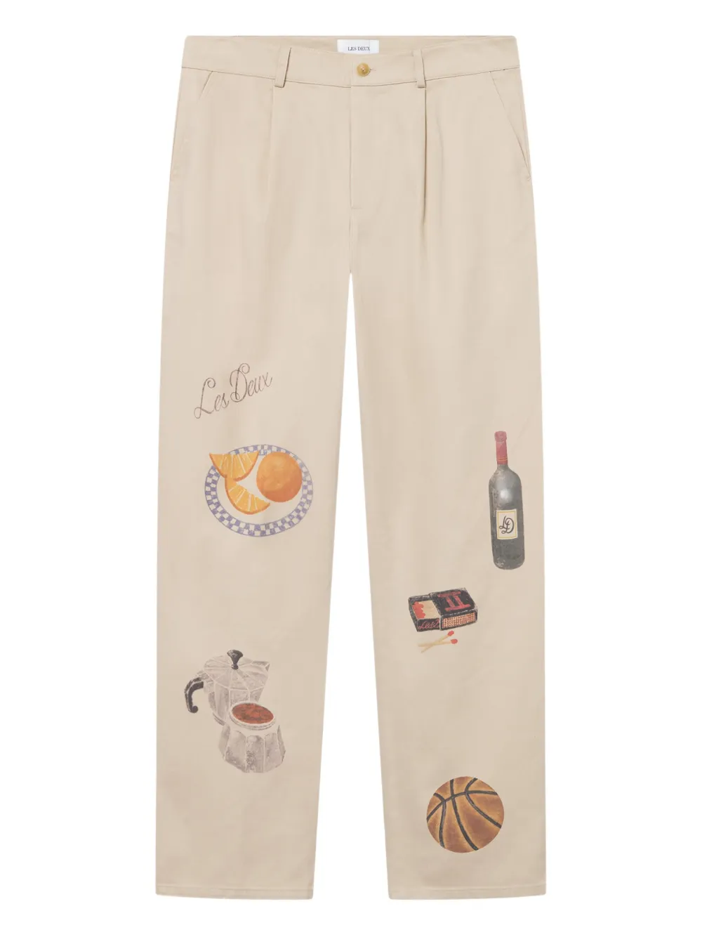 Брюки с принтом Les Deux, бежевый
Брюки с принтом Les Deux, бежевый