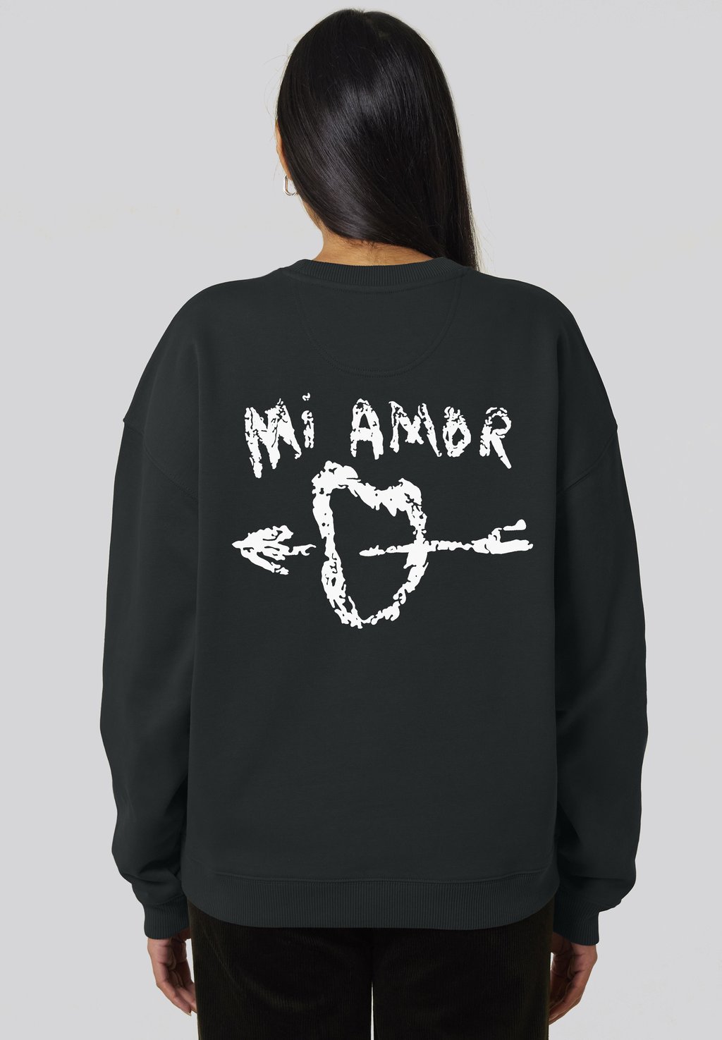Толстовка MI AMOR BACK EMBROIDERY UNISEX Mira Paris, черный 
Толстовка MI AMOR BACK EMBROIDERY UNISEX Mira Paris, черный