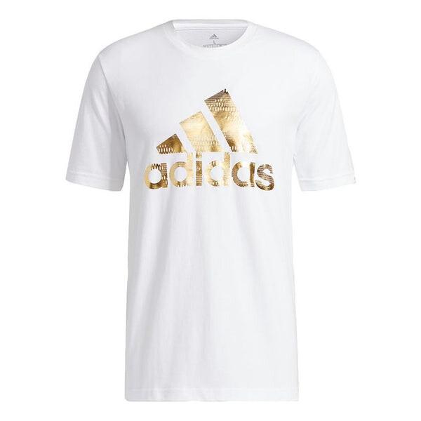 Футболка m fl lg t bronzing logo printing sports short sleeve white Adidas, белый
Футболка m fl lg t bronzing logo printing sports short sleeve white Adidas, белый