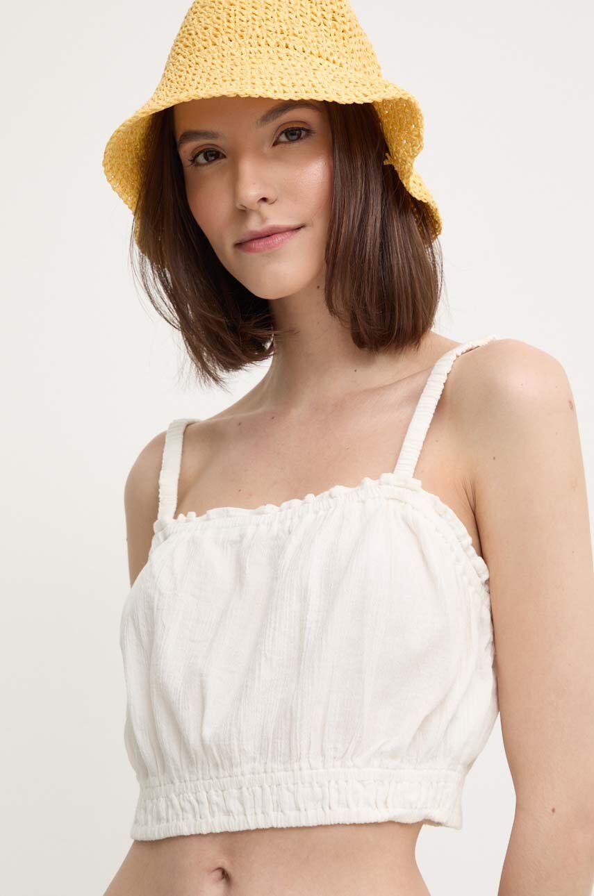 Хлопковый топ United Colors of Benetton, бежевый
Хлопковый топ United Colors of Benetton, бежевый