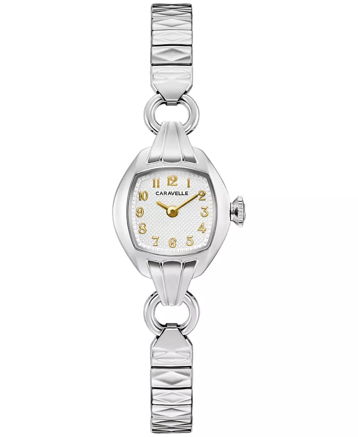 Женские часы Vintage Classic с серебристым корпусом из нержавеющей стали, расширяющийся браслет 19 мм Caravelle, Позолоченный, Женские часы Vintage Classic с серебристым корпусом из нержавеющей стали, расширяющийся браслет 19 мм Caravelle
Женские часы Vintage Classic с серебристым корпусом из нержавеющей стали, расширяющийся браслет 19 мм Caravelle, Позолоченный, Женские часы Vintage Classic с серебристым корпусом из нержавеющей стали, расширяющийся браслет 19 мм Caravelle