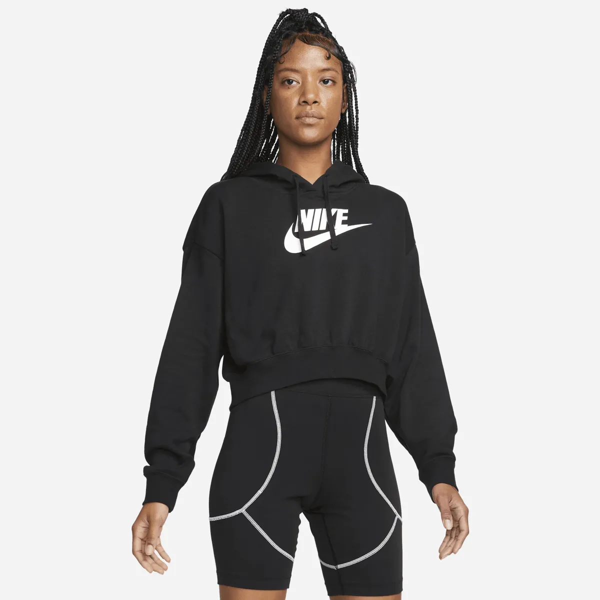 Толстовка с капюшоном Nike Sportswear "Club Fleece Women's Cropped Hoodie", белый
Толстовка с капюшоном Nike Sportswear "Club Fleece Women's Cropped Hoodie", белый