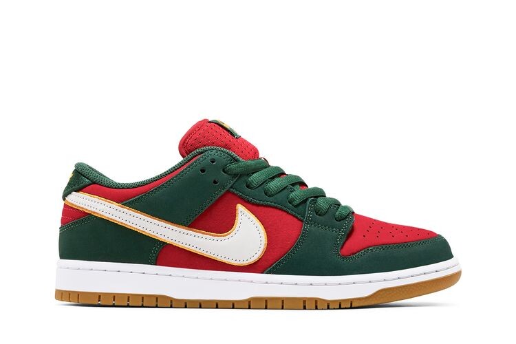 Кроссовки Nike Dunk Low Premium SB Seattle Supersonics, зеленый
Кроссовки Nike Dunk Low Premium SB Seattle Supersonics, зеленый