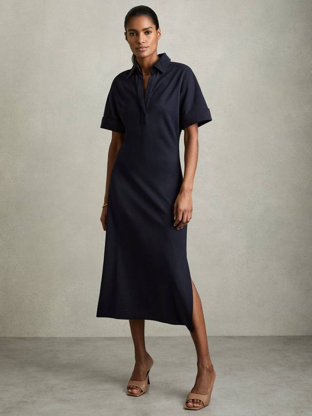 Облегающее платье астрид из джерси с воротником-стойкой Reiss, темно-синий
Облегающее платье астрид из джерси с воротником-стойкой Reiss, темно-синий