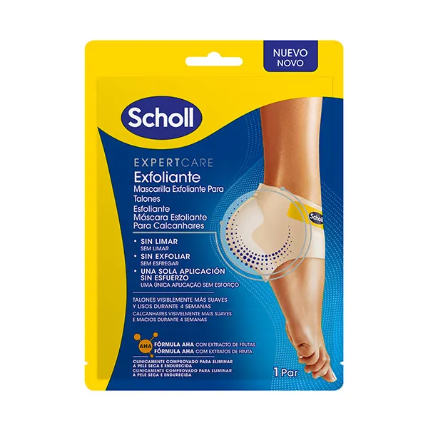 Для мягких и гладких пяточек Expert Care Mascarilla Exfoliante Scholl, 6 UD
Для мягких и гладких пяточек Expert Care Mascarilla Exfoliante Scholl, 6 UD