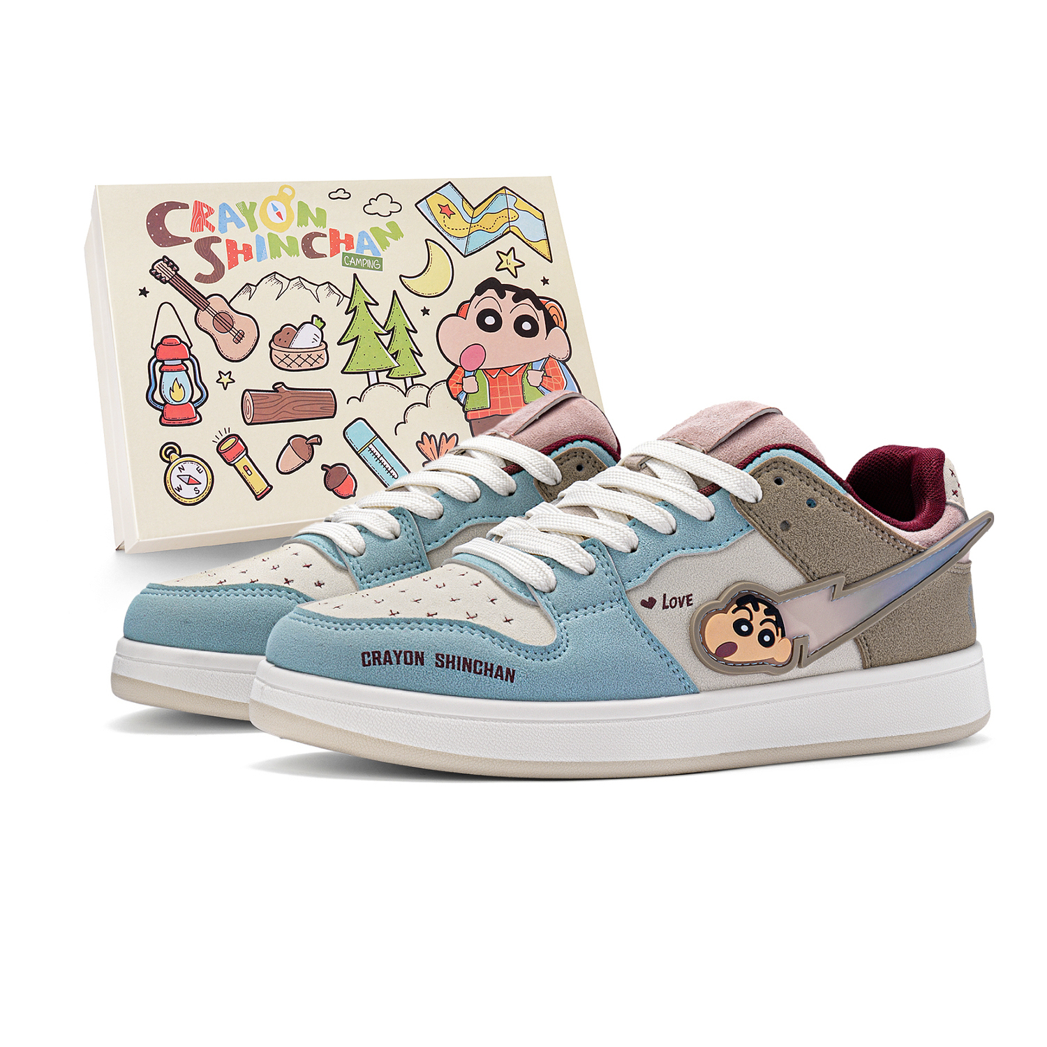 Crayon Shinchan Низкие скейтерские кроссовки унисекс дымчато-голубые, цвет Smoky Blue
Crayon Shinchan Низкие скейтерские кроссовки унисекс дымчато-голубые, цвет Smoky Blue