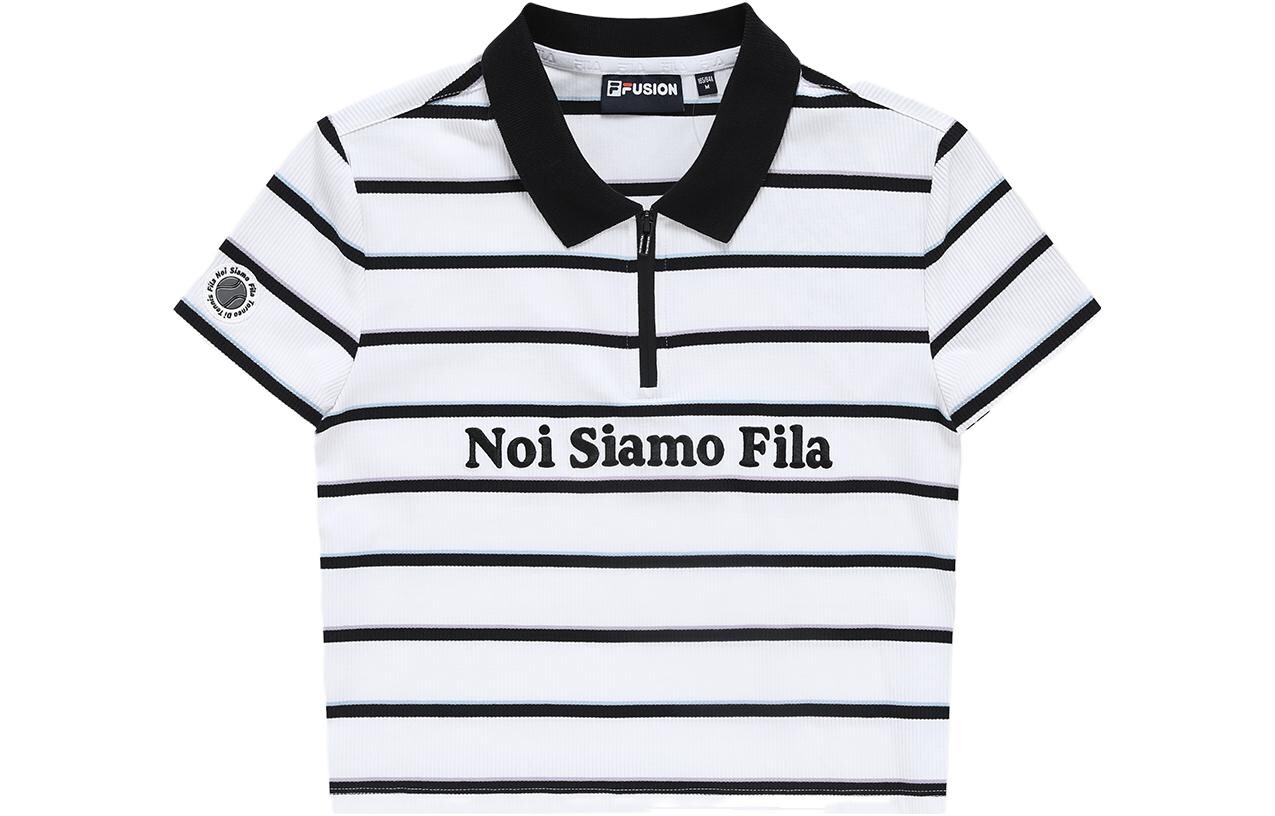 Рубашка поло женская белая Fila 
Рубашка поло женская белая Fila