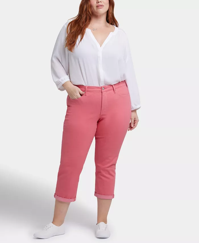 Джинсы-капри Chloe Skinny размера Plus Size NYDJ, розовый
Джинсы-капри Chloe Skinny размера Plus Size NYDJ, розовый