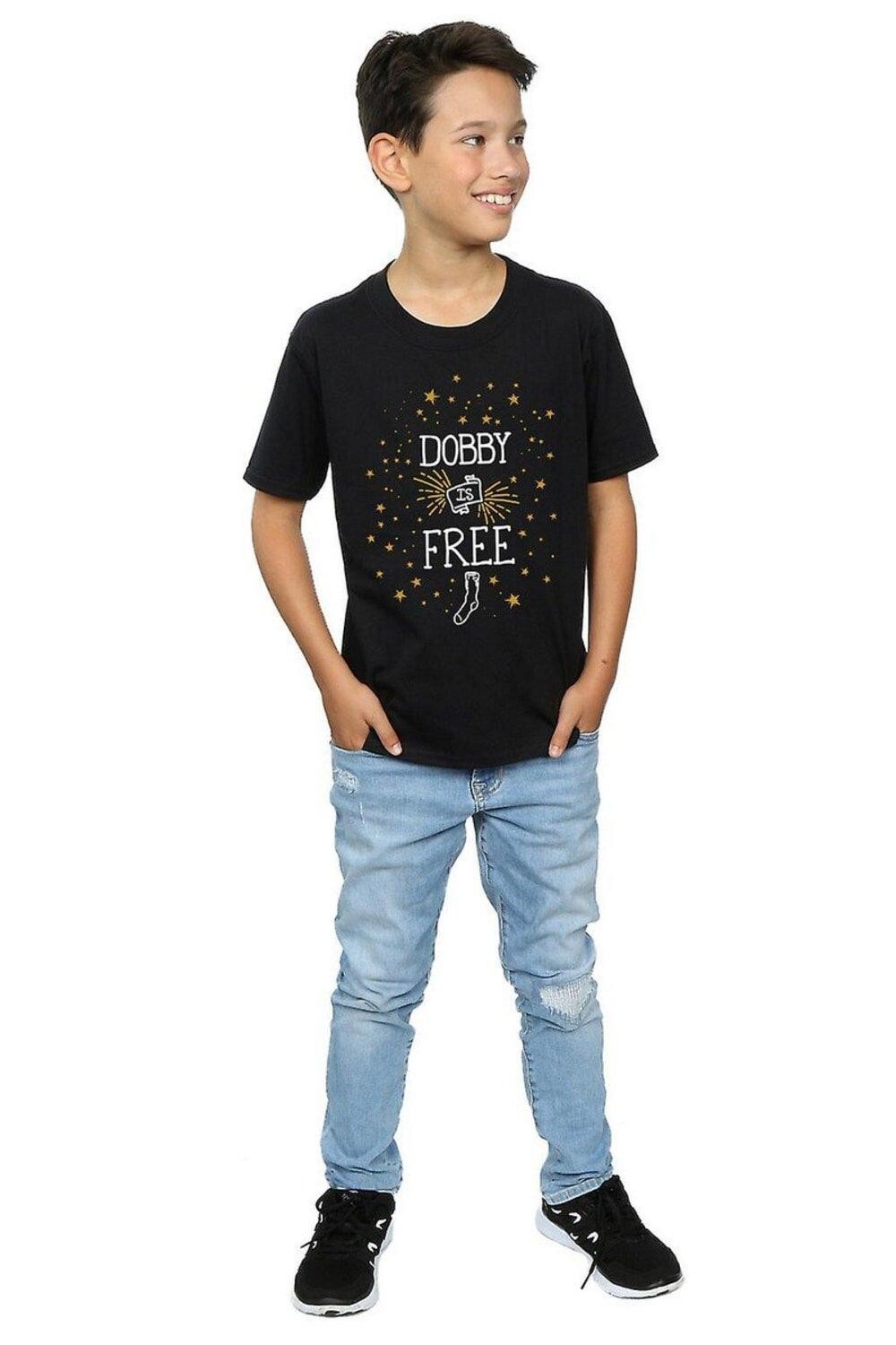 Хлопковая футболка Dobby Is Free Harry Potter, черный
Хлопковая футболка Dobby Is Free Harry Potter, черный