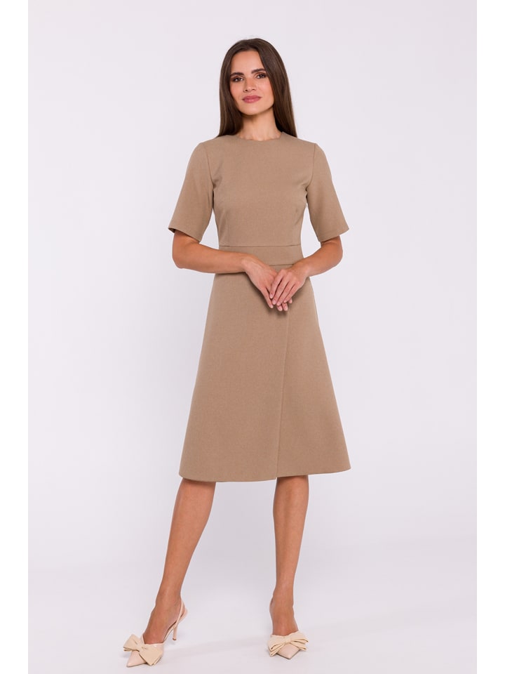 Платье до колена Stylove, бежевый
Платье до колена Stylove, бежевый