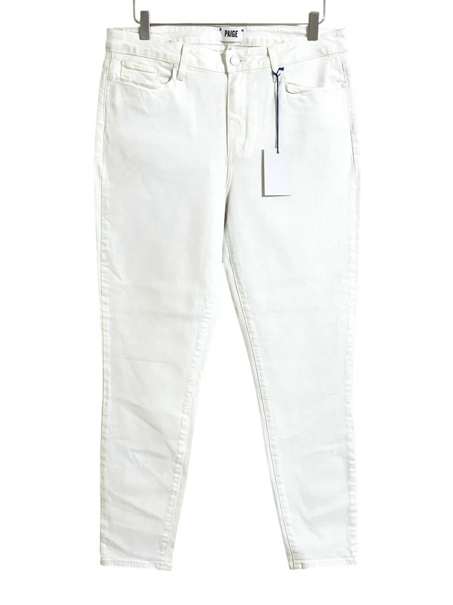 Женские обтягивающие джинсы Hoxton Ankle Stretch Jeans белого цвета Paige
Женские обтягивающие джинсы Hoxton Ankle Stretch Jeans белого цвета Paige