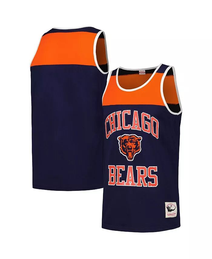 Мужская майка-топ Chicago Bears Heritage Colorblock темно-синего и оранжевого цвета Mitchell & Ness
Мужская майка-топ Chicago Bears Heritage Colorblock темно-синего и оранжевого цвета Mitchell & Ness