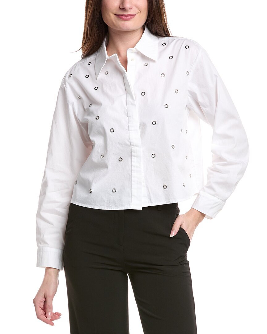 Винс Камуто Рубашка с люверсами Vince Camuto, белый
Винс Камуто Рубашка с люверсами Vince Camuto, белый