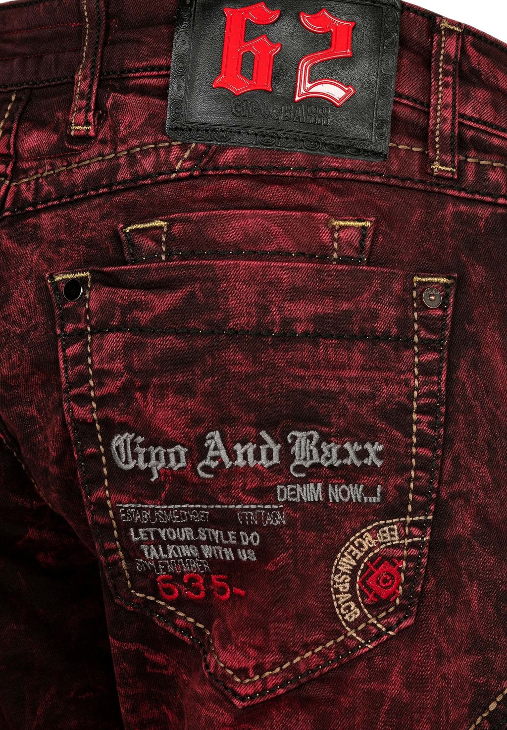 Джинсы облегающего кроя MIT SCHICKEN NÄHTEN Cipo & Baxx, темно-красный
Джинсы облегающего кроя MIT SCHICKEN NÄHTEN Cipo & Baxx, темно-красный