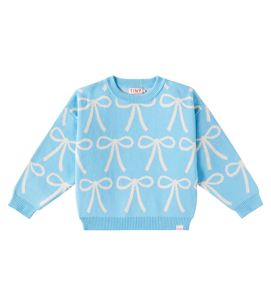 Хлопковый свитер с бантами Tinycottons, Dusty Blue
Хлопковый свитер с бантами Tinycottons, Dusty Blue