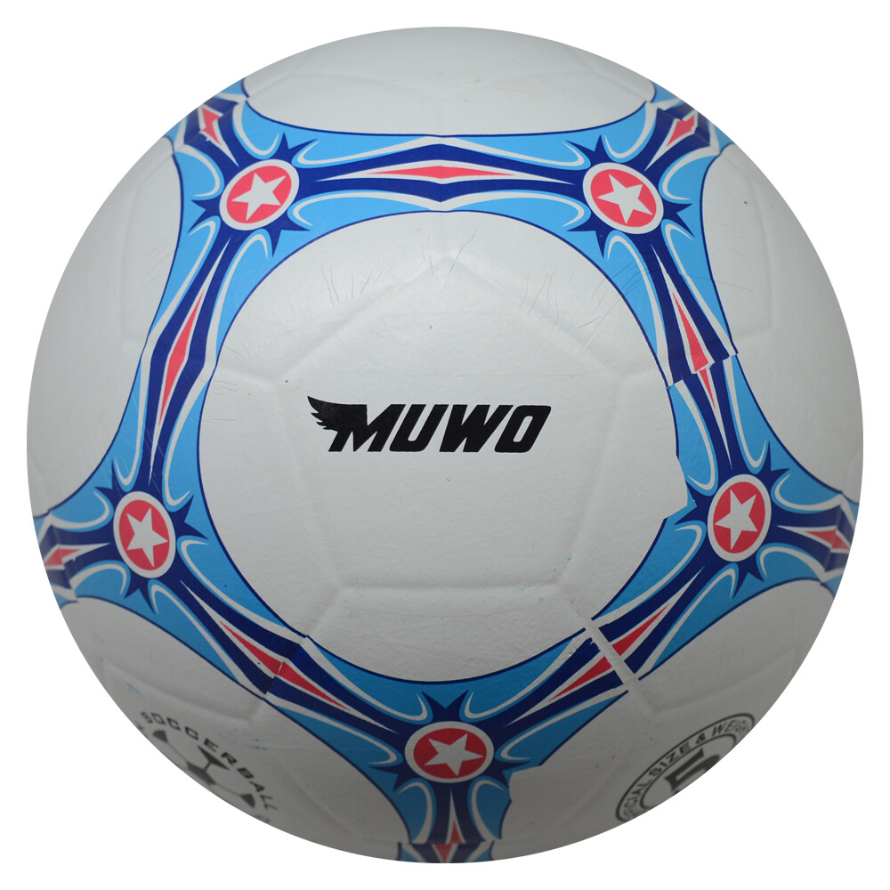 Резиновый футбольный мяч MUWO "Topscorer" бело-синий
Резиновый футбольный мяч MUWO "Topscorer" бело-синий