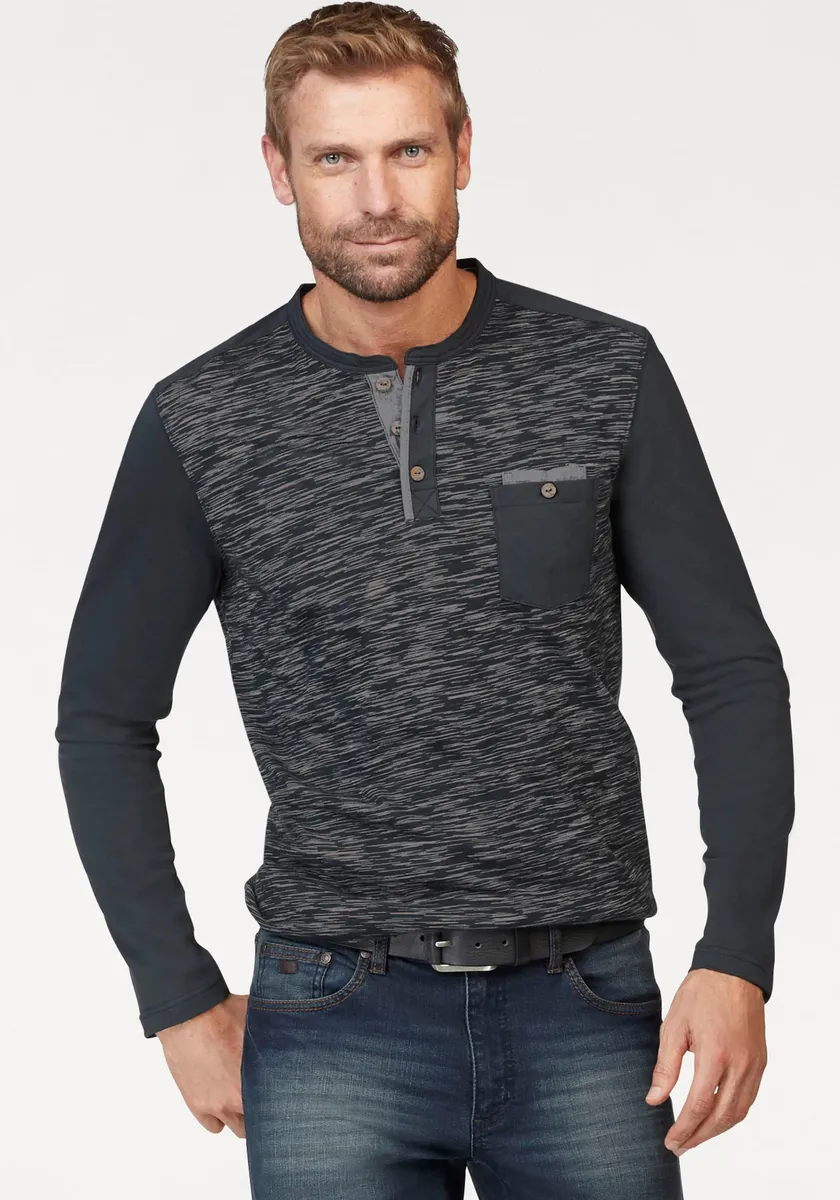 Рубашка Arizona с длинными рукавами, пестрым узором и изысканными деталями, антрацит
Рубашка Arizona с длинными рукавами, пестрым узором и изысканными деталями, антрацит