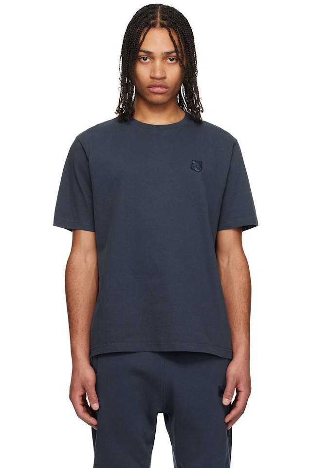 Футболка с комфортной посадкой и нашивкой в виде головы лисы Bold fox Maison Kitsuné, синий
Футболка с комфортной посадкой и нашивкой в виде головы лисы Bold fox Maison Kitsuné, синий