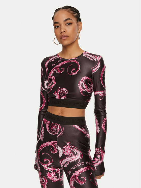 Блузка slim fit 77HAH218 JS360 Versace Jeans Couture, черный
Блузка slim fit 77HAH218 JS360 Versace Jeans Couture, черный