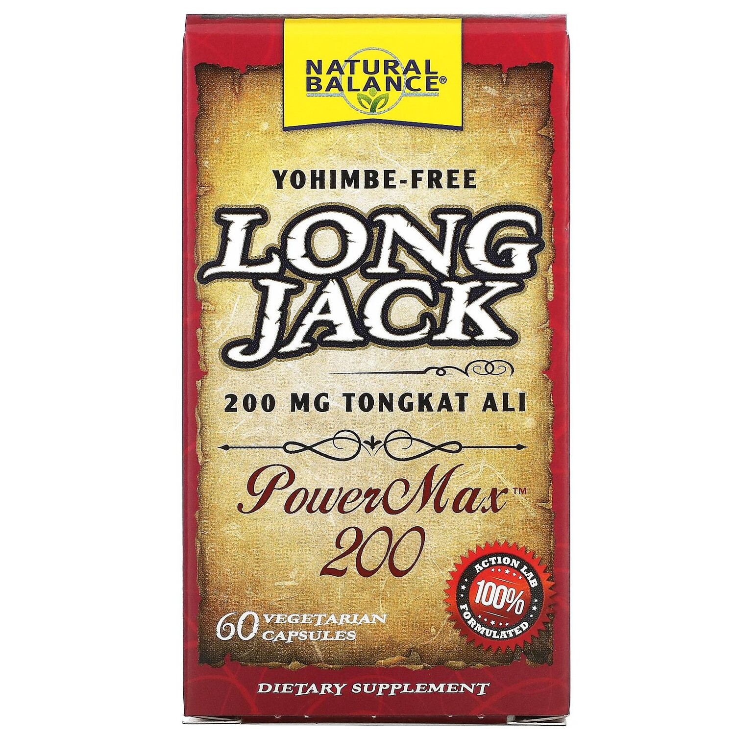 Natural Balance Long Jack PowerMax 200 60 вегетерианских капсул
Natural Balance Long Jack PowerMax 200 60 вегетерианских капсул