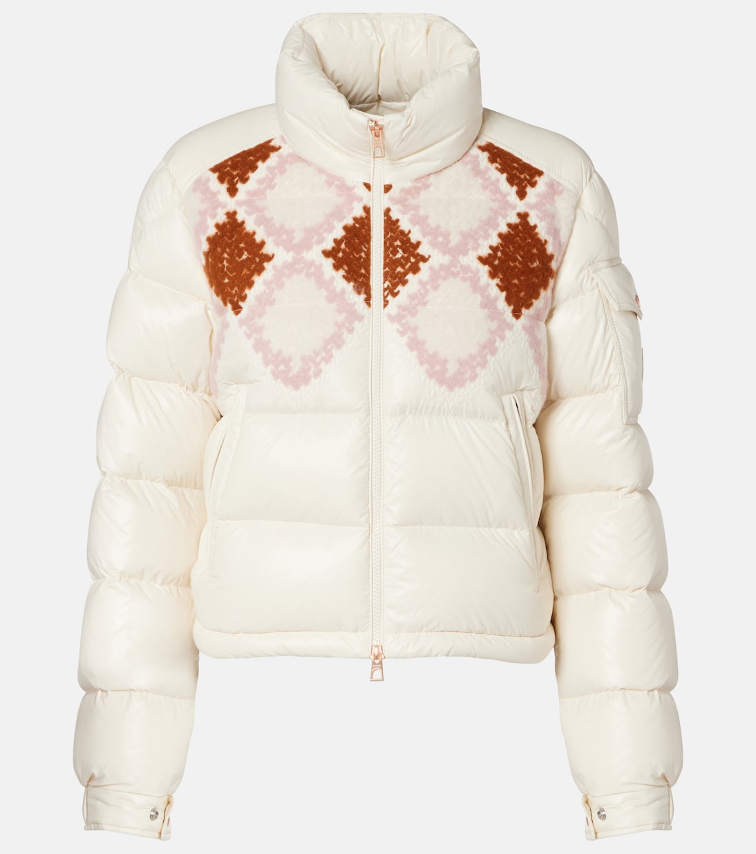 Вышитая куртка Megara Moncler, Beige + P
Вышитая куртка Megara Moncler, Beige + P