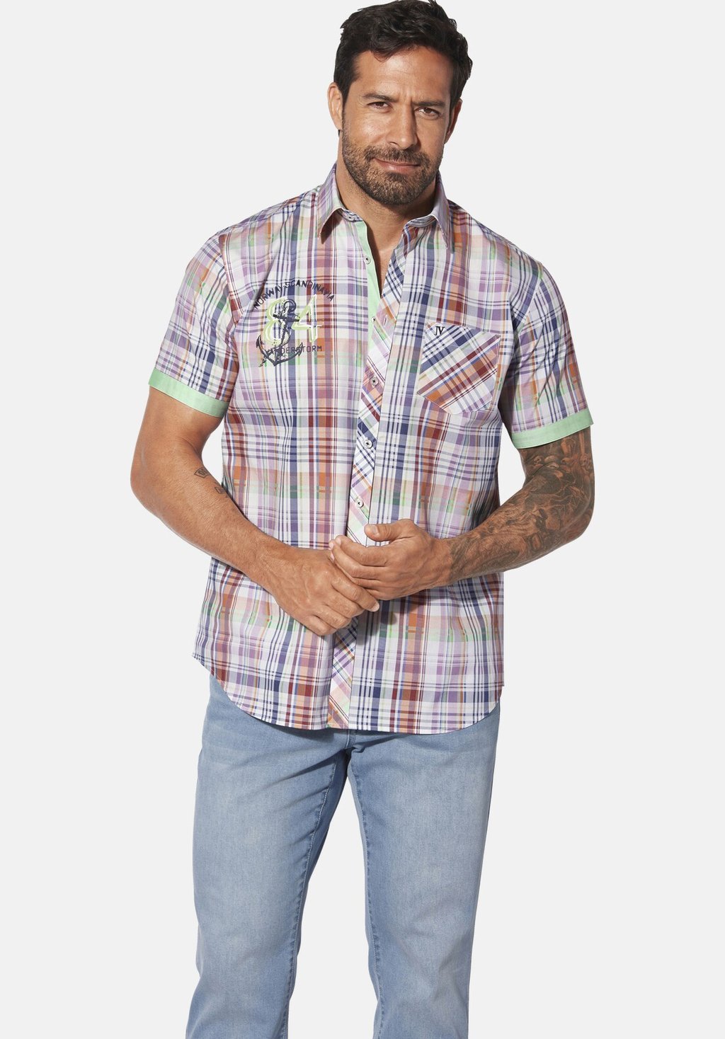 Рубашка KURZARM OLIAN Jan Vanderstorm, мультиколор
Рубашка KURZARM OLIAN Jan Vanderstorm, мультиколор