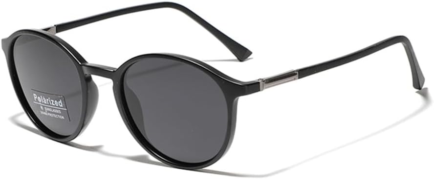 Полуметаллические круглые солнцезащитные очки в стиле ретро для женщин, поляризованные солнцезащитные очки для мужчин, серые и зеленые, с защитой от УФ-излучения UV400, летний стиль VFDHN, Matte Black
Полуметаллические круглые солнцезащитные очки в стиле ретро для женщин, поляризованные солнцезащитные очки для мужчин, серые и зеленые, с защитой от УФ-излучения UV400, летний стиль VFDHN, Matte Black