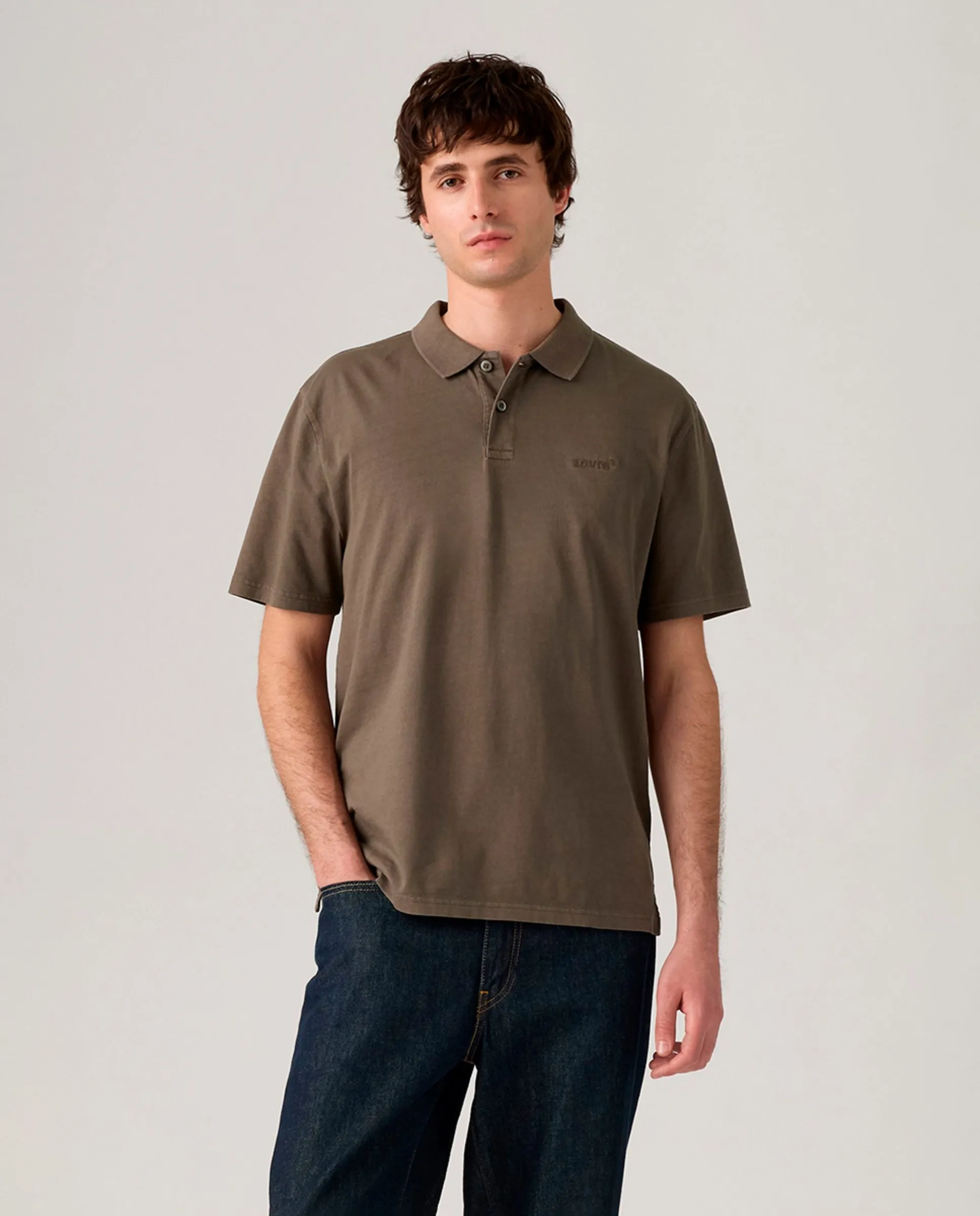 Мужская футболка-поло с коротким рукавом расслабленного кроя Levi'S, коричневый
Мужская футболка-поло с коротким рукавом расслабленного кроя Levi'S, коричневый