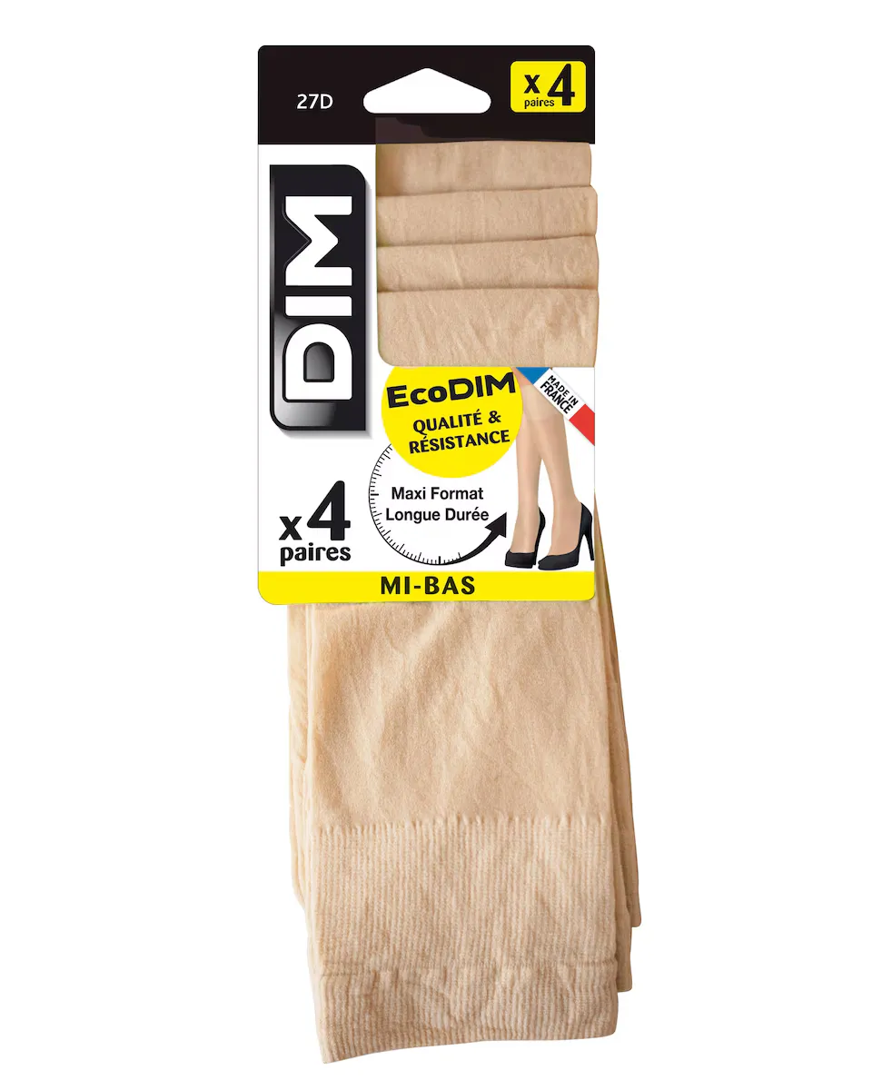 В упаковке 4 мини-прозрачных полиамидных чулка Dim, цвет Natural 
В упаковке 4 мини-прозрачных полиамидных чулка Dim, цвет Natural