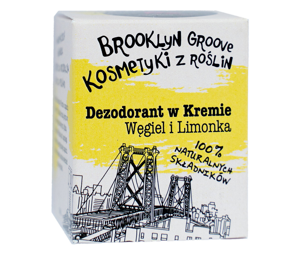 Brooklyn Groove, Крем-дезодорант с углем и лаймом
Brooklyn Groove, Крем-дезодорант с углем и лаймом