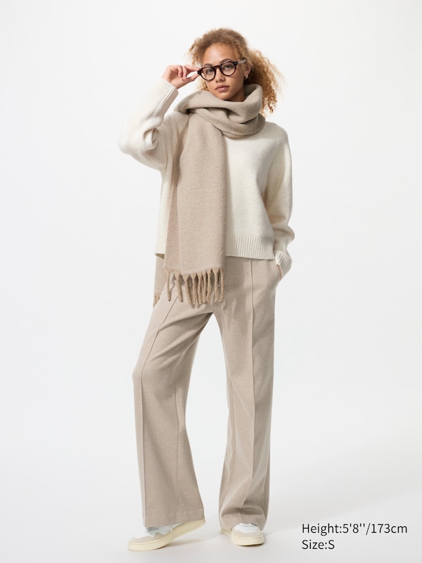 Широкие брюки из начесанного джерси (удлиненные) Uniqlo, 31 beige
Широкие брюки из начесанного джерси (удлиненные) Uniqlo, 31 beige