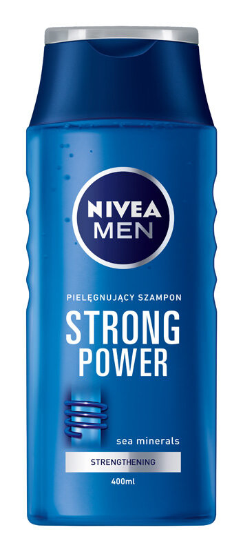 Nivea, Men Strong Power, укрепляющий шампунь, 400 мл
Nivea, Men Strong Power, укрепляющий шампунь, 400 мл