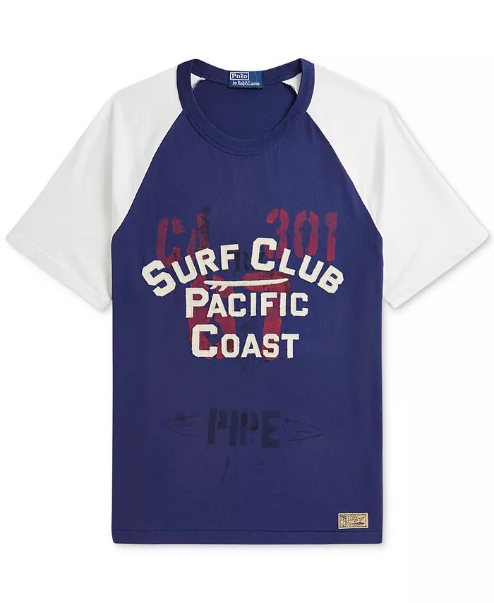 Мужская футболка с принтом Classic-Fit из джерси Polo Ralph Lauren, синий
Мужская футболка с принтом Classic-Fit из джерси Polo Ralph Lauren, синий