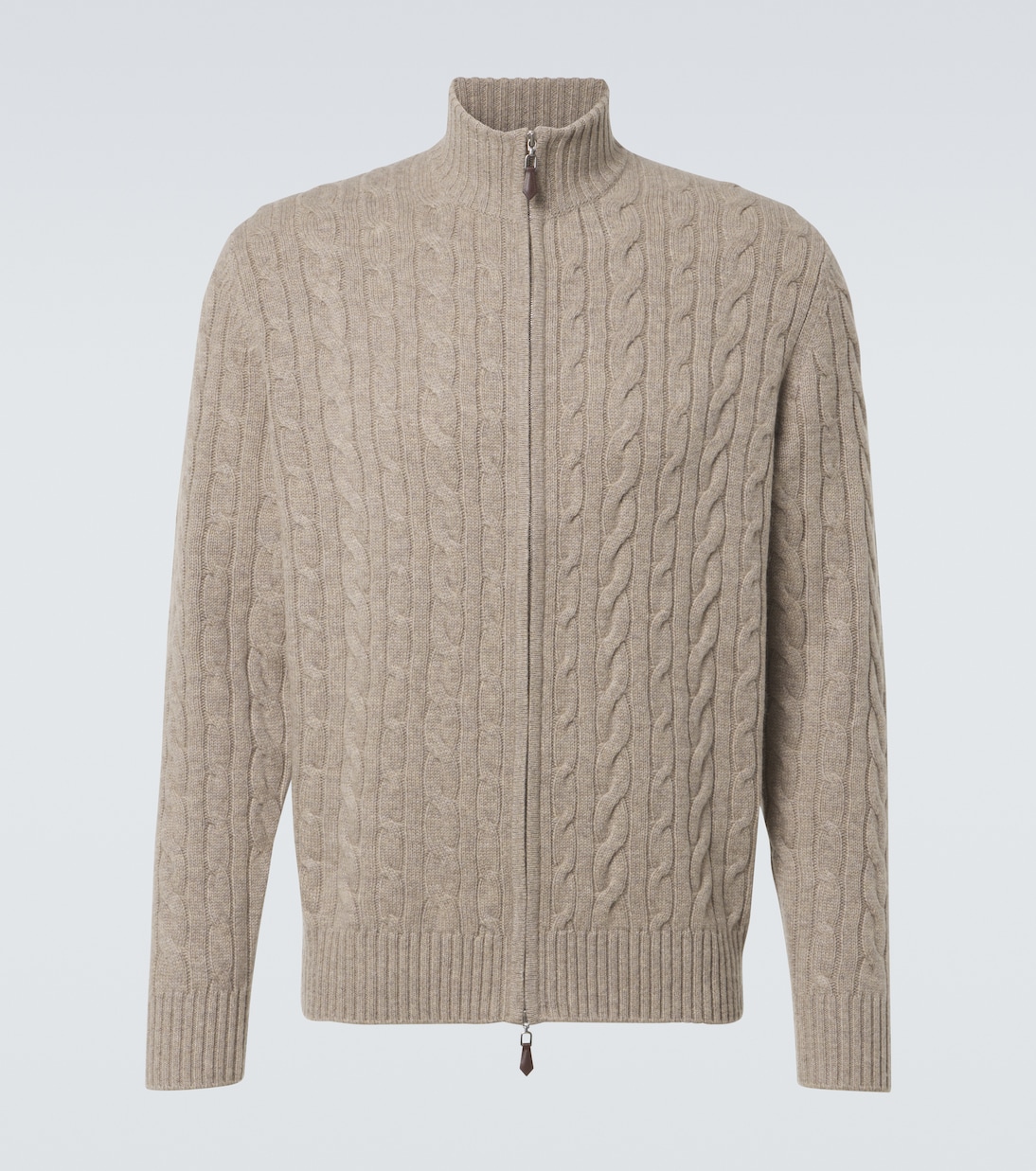 Кашемировый свитер с высоким воротом, связанный косами Arch4, Barley Marl
Кашемировый свитер с высоким воротом, связанный косами Arch4, Barley Marl