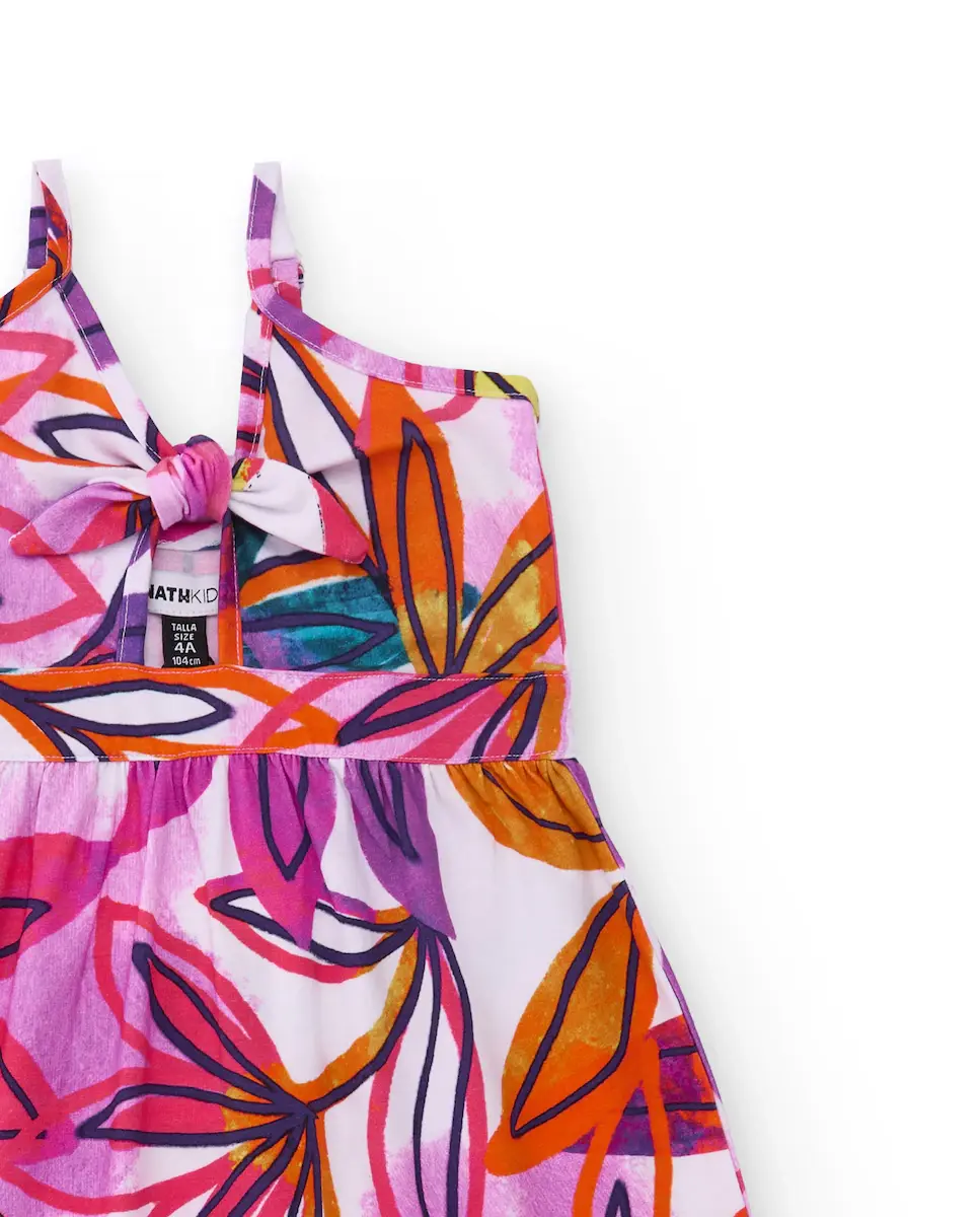 Платье для девочки с разноцветным цветочным принтом Tuc tuc, мультиколор
Платье для девочки с разноцветным цветочным принтом Tuc tuc, мультиколор