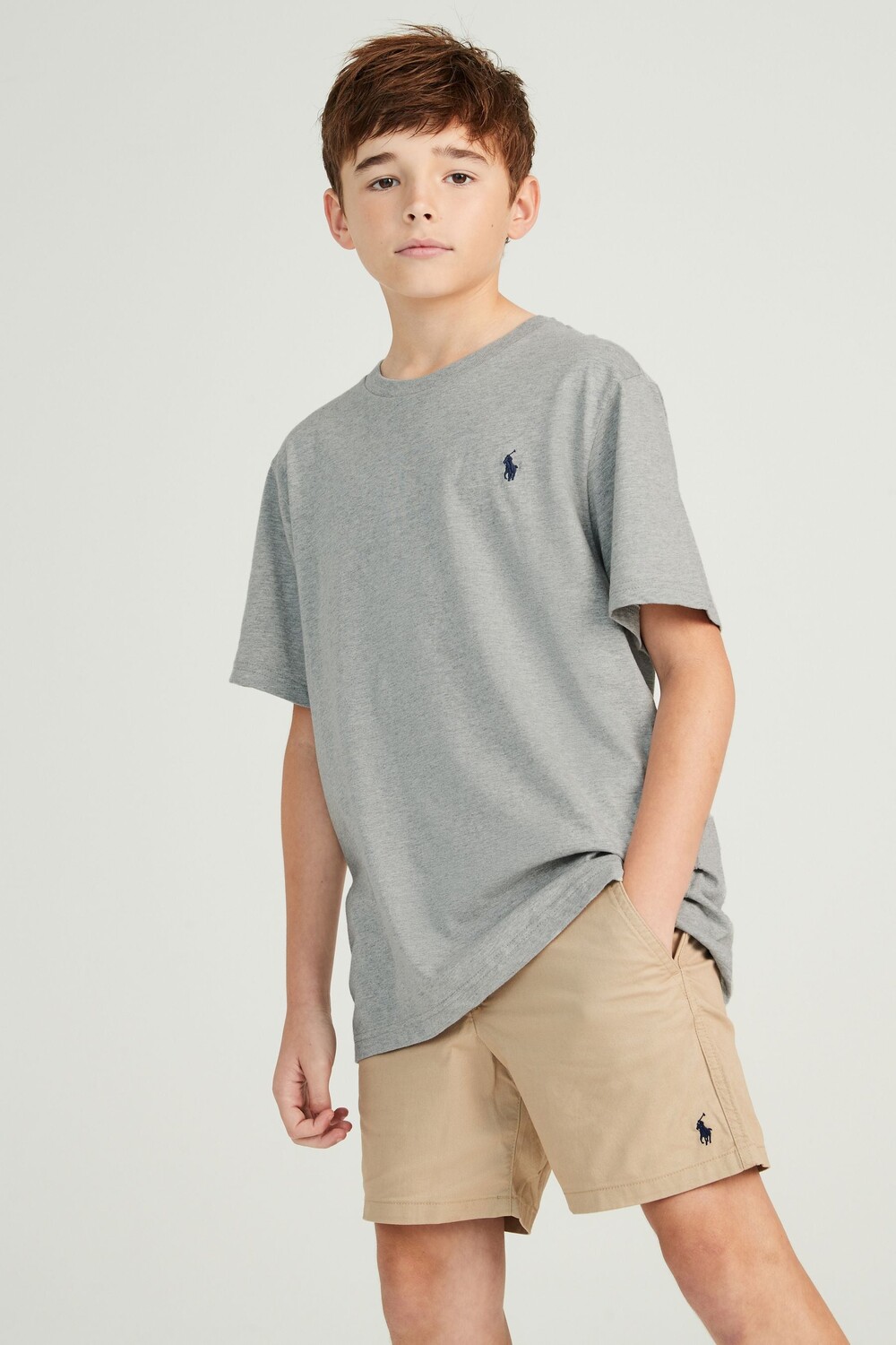 Футболка с логотипом для мальчиков Polo Ralph Lauren, серый
Футболка с логотипом для мальчиков Polo Ralph Lauren, серый