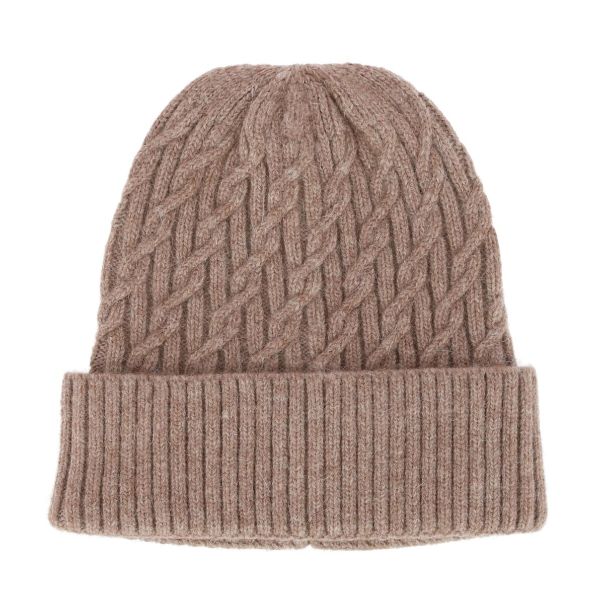 Женская однотонная плетеная зимняя шапка-бини CTM, цвет natural
Женская однотонная плетеная зимняя шапка-бини CTM, цвет natural