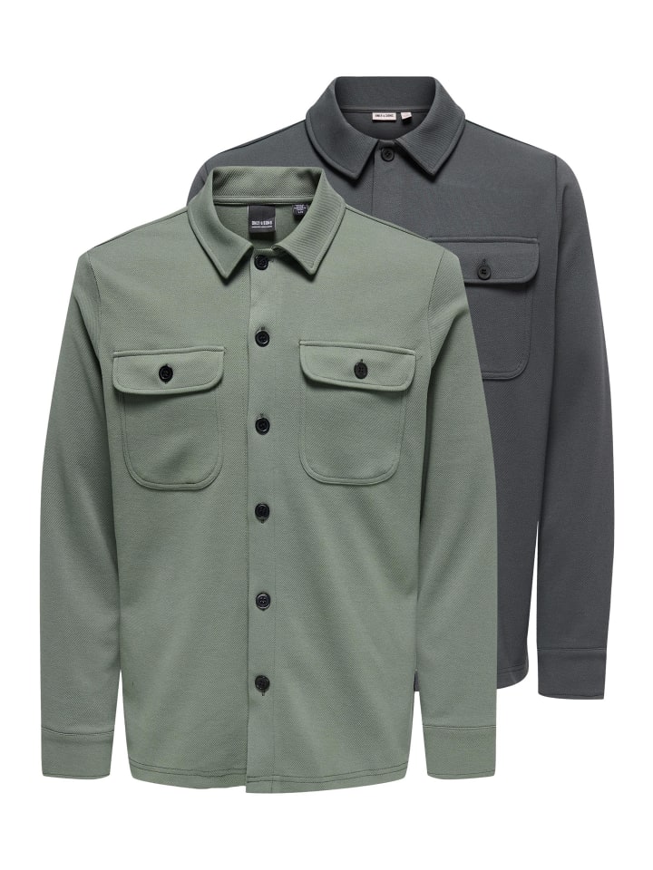 ONLY & SONS Рубашка-куртка / рубашка-куртка Newkodyl темно-серого / светло-зеленого цвета
ONLY & SONS Рубашка-куртка / рубашка-куртка Newkodyl темно-серого / светло-зеленого цвета