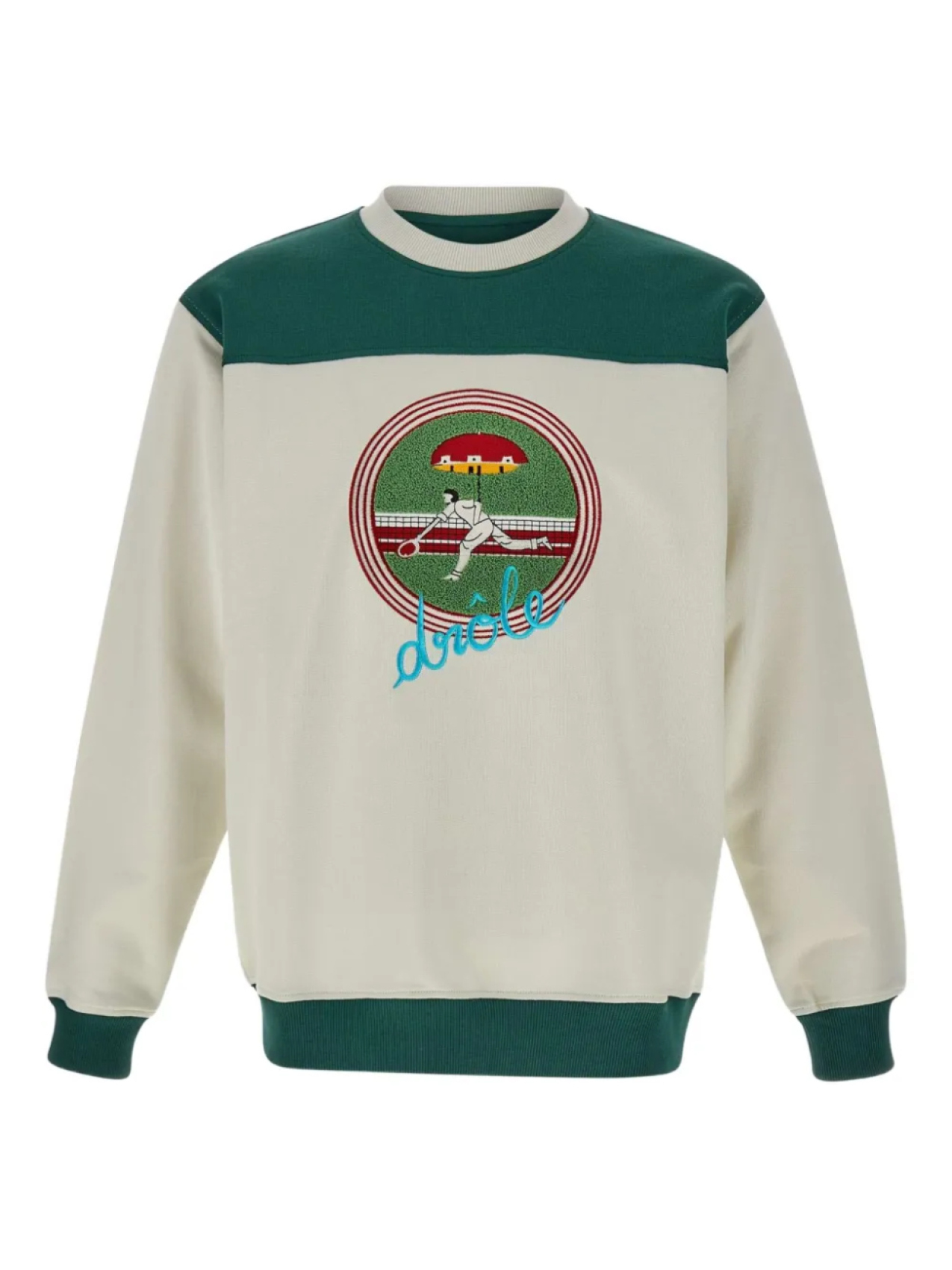 Толстовка с вышитым логотипом Drôle De Monsieur, белый
Толстовка с вышитым логотипом Drôle De Monsieur, белый