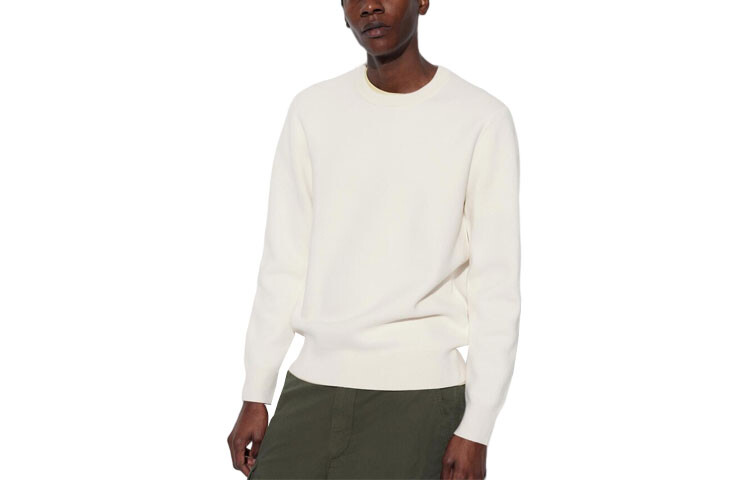 Свитер унисекс молочно-белый Uniqlo, слоновая кость
Свитер унисекс молочно-белый Uniqlo, слоновая кость