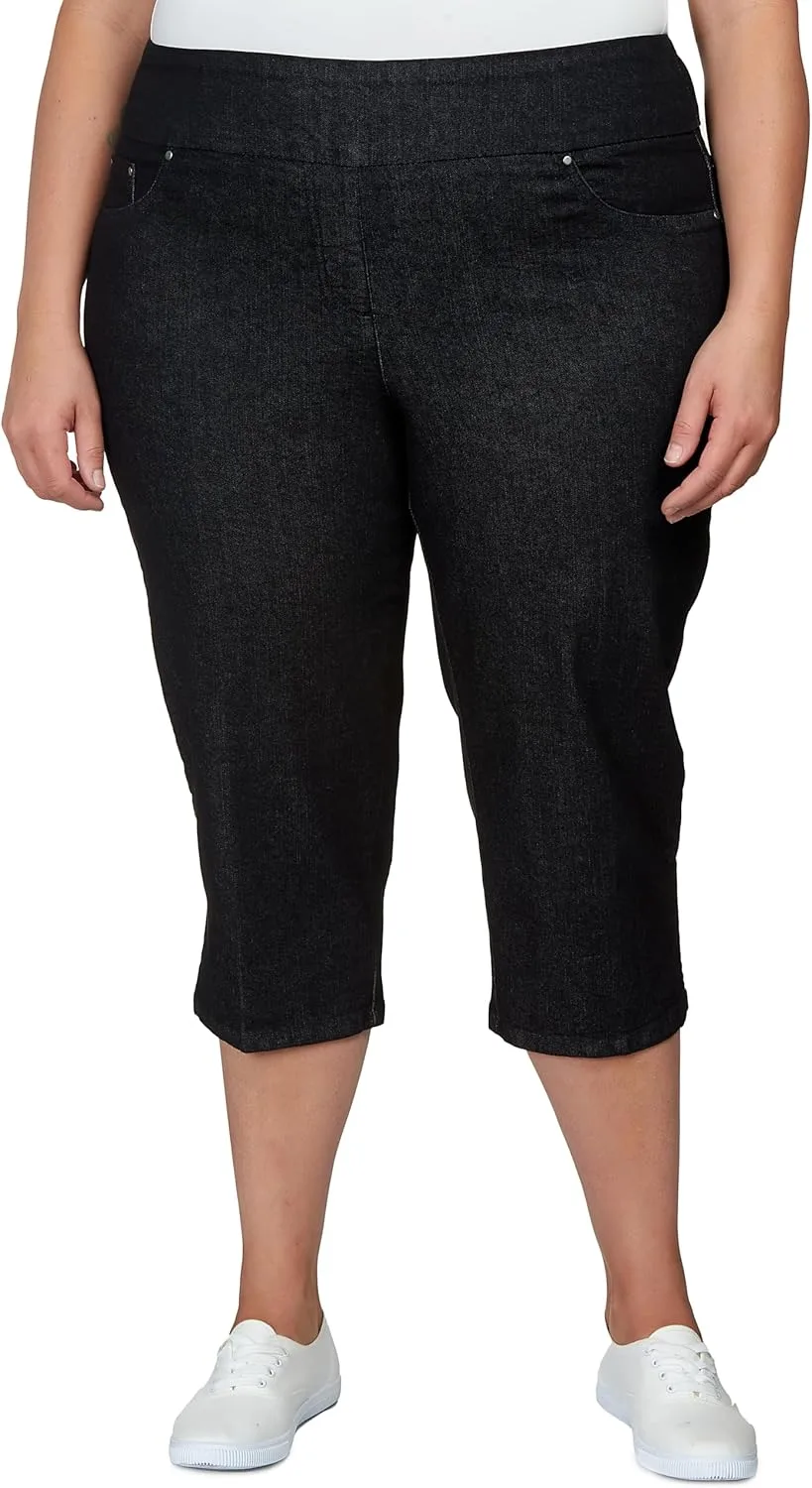 Ruby Rd. Женские джинсы-капри Mid-Rise Pull-on Straight Plus-Size
Ruby Rd. Женские джинсы-капри Mid-Rise Pull-on Straight Plus-Size